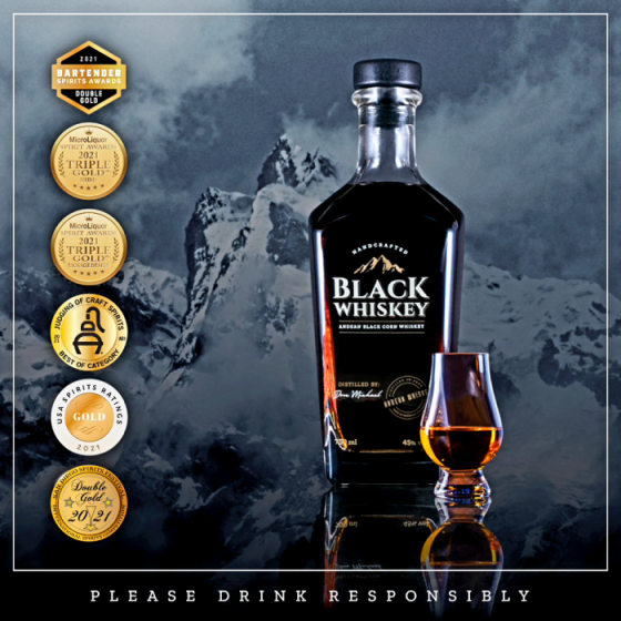 DON MICHAEL'S ANDEAN BLACK CORN WHISKEY 700ml 45% Vol