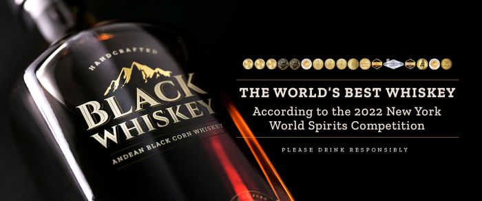 DON MICHAEL'S ANDEAN BLACK CORN WHISKEY 700ml 45% Vol