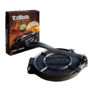 Premium Støbejern Tortilla Press 20cm